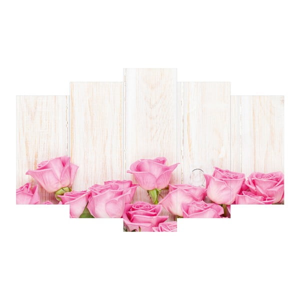 5-dielny obraz Pink Rose