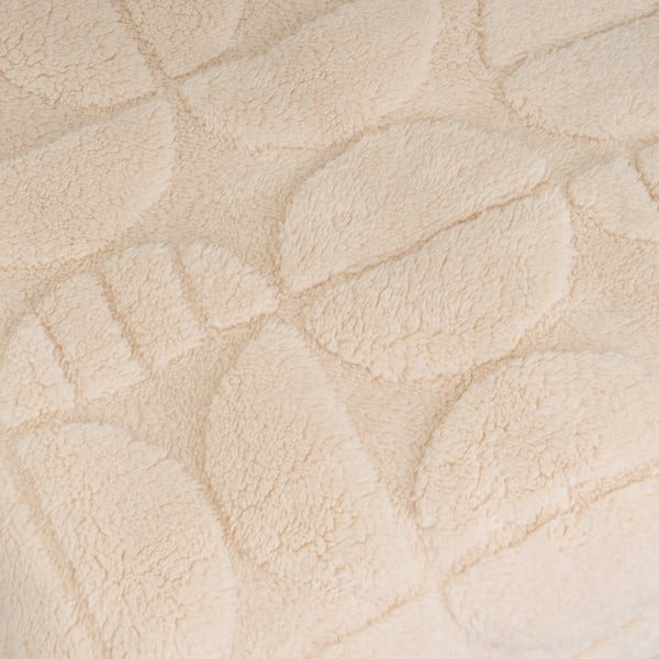 Béžová deka z mikroplyšu 130x160 cm Mid Century – Casa Selección-image-2