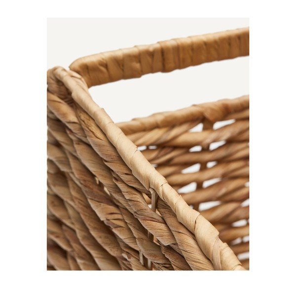 Košík z vodného hyacintu 25x35x27,5 cm Words – Kave Home-image-4