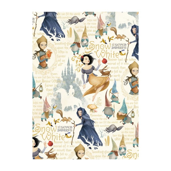Poznámkový blok s perom 50 stránok formát A5 Snow White – Kartos-image-1