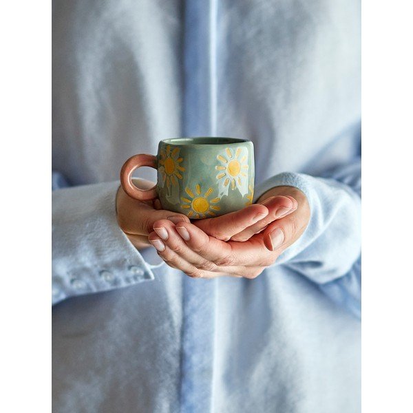 Svetlomodrý keramický detský hrnček 110 ml Nini – Bloomingville-image-4