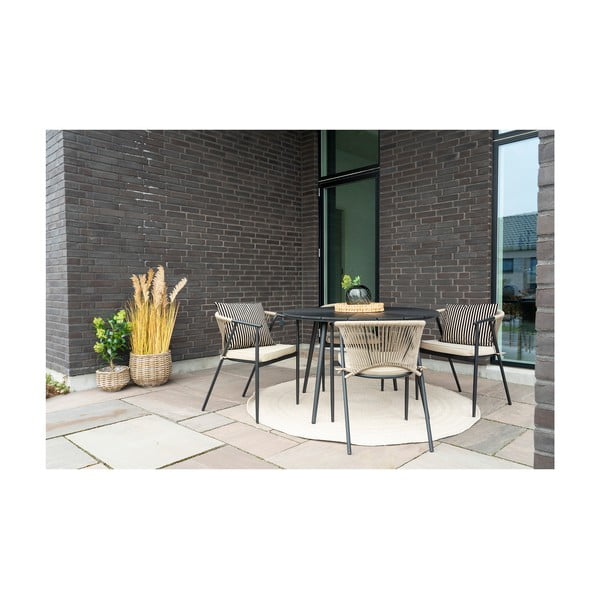 Okrúhly záhradný jedálenský stôl ø 120 cm Atlanta – House Nordic-image-4