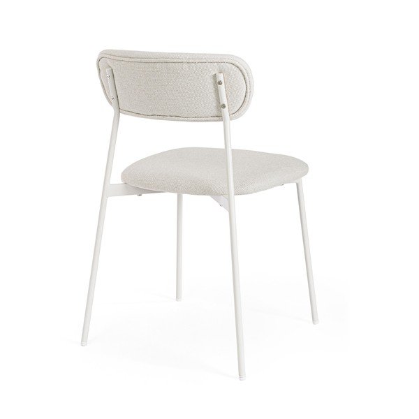 Biela čalúnená jedálenská stolička Inka – Yes Everyday-image-4