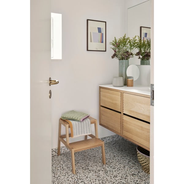 Stolička v dekore duba v prírodnej farbe Alp – Hübsch-image-1