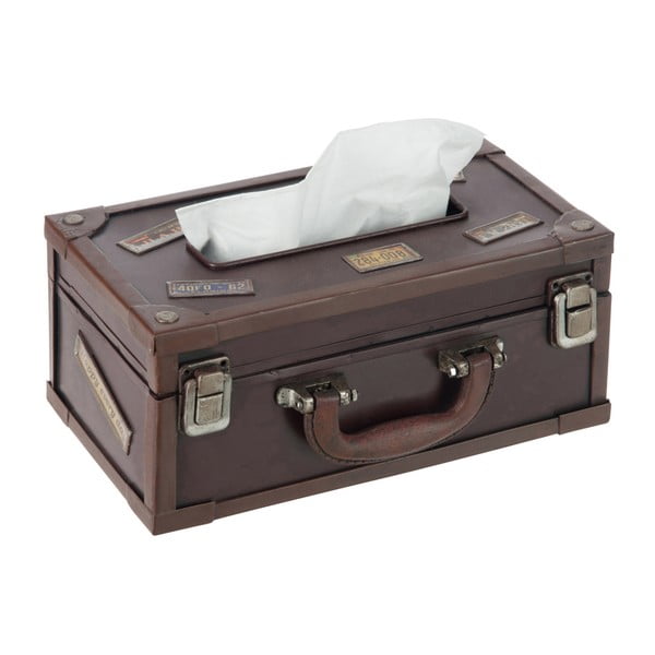Box na vreckovky Suitcase Cocoa