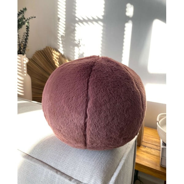 Dekoračný vankúš z mikroplyšu ø 25 cm Top – Mioli Decor-image-3