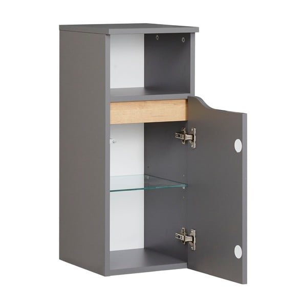 Sivá nízka kúpeľňová skrinka 30x72 cm Set 357 - Pelipal-image-2