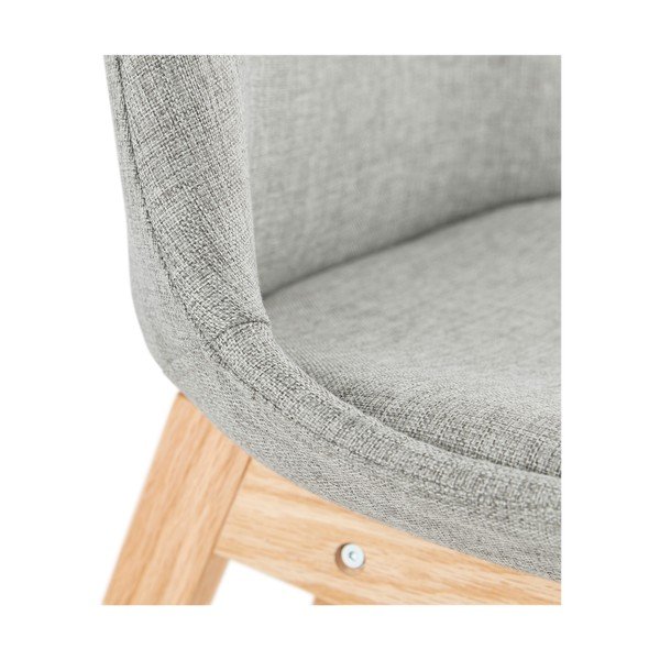Sivá barová stolička Kokoon QOOP Mini, výška sedu 65 cm-image-1