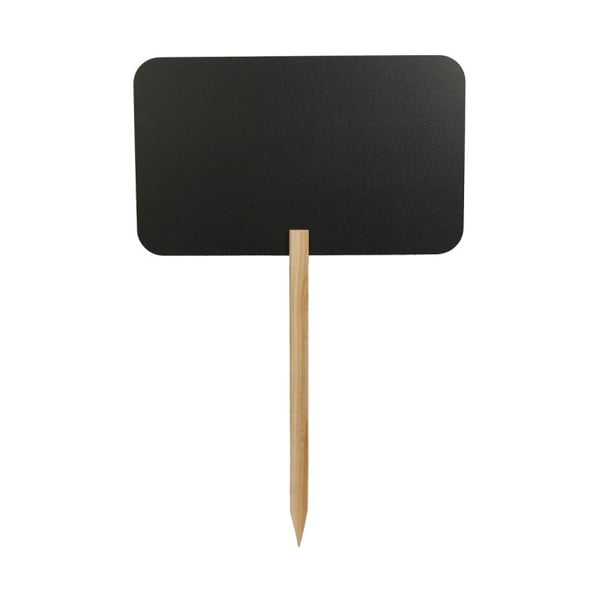 Set popisovacej tabule na stojane a kriedovej fixky Securit® Silhouette Rectangle, 73 × 45 cm