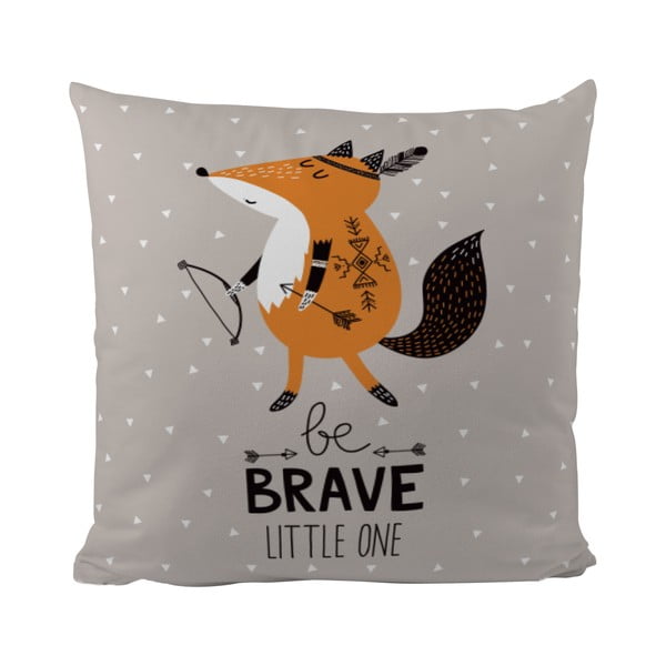 Vankúš Mr. Little Fox Be Brave, 50 x 50 cm
