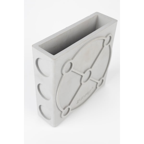 Svetlosivá váza z betónu Graphic – Zuiver-image-2