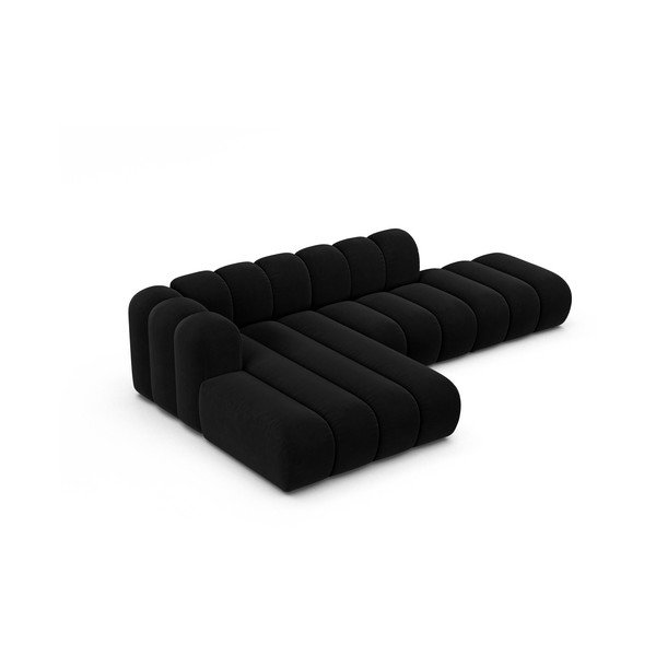 Antracitová rohová pohovka (ľavý roh) Lupine – Micadoni Home-image-2