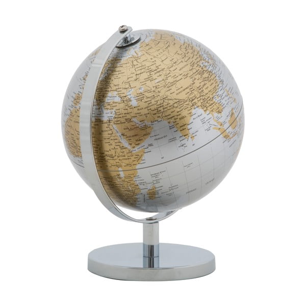 Stolová dekorácia v strieborno-zlatej farbe Mauro Ferretti Globe, výška 28 cm-image-1