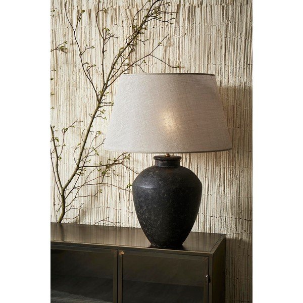 Čierna lampová noha 47 cm Laos - Côté Table-image-1