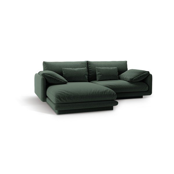 Tmavozelená rohová pohovka (ľavý roh) Torino – Micadoni Home-image-2