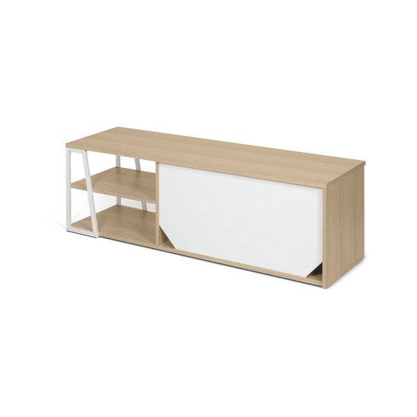 Biely TV stolík TemaHome Albi-image-4