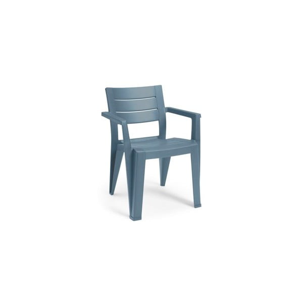 Modrá plastová záhradná stolička Julie – Keter