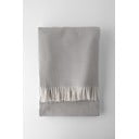 Svetlosivý pléd s podielom bavlny Euromant Zen, 140 x 180 cm