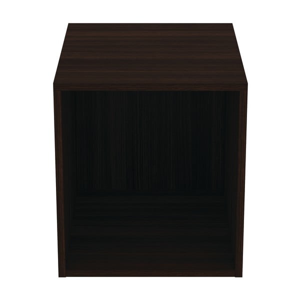 Tmavohnedá nízka závesná kúpeľňová skrinka v dekore duba 40x44 cm i.Life B – Ideal Standard