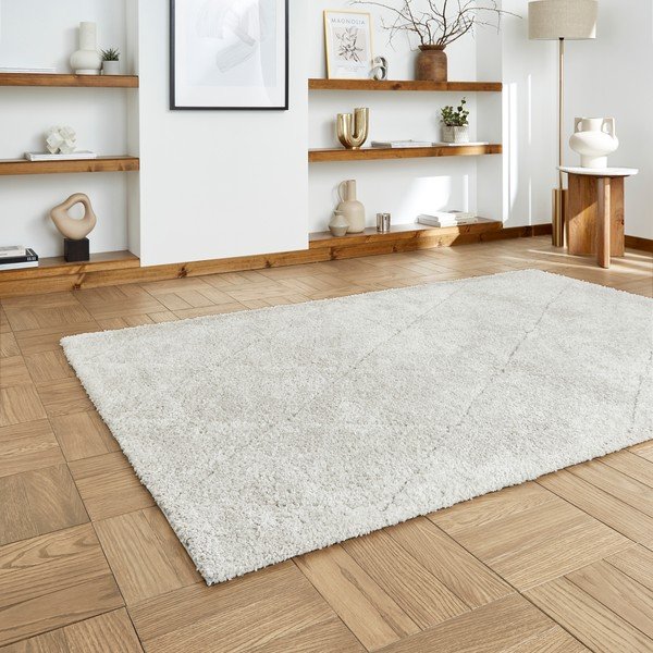 Svetlosivý koberec 160x230 cm Ideal Shaggy – Think Rugs-image-2