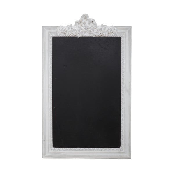 Obdĺžniková tabuľa v bielom ráme Mauro Ferretti, výška 60 cm