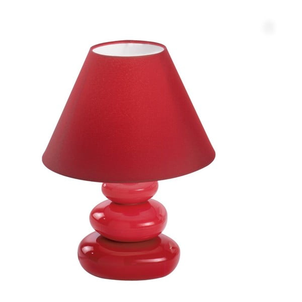 Stolná lampa Modern Red Stone