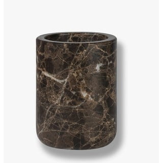 Hnedý mramorový téglik na zubné kefky Marble - Mette Ditmer Denmark