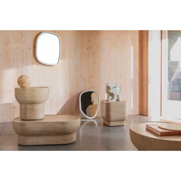 Konferenčný stolík v dekore kameňa v prírodnej farbe 50x100 cm Noble – Zuiver-image-2