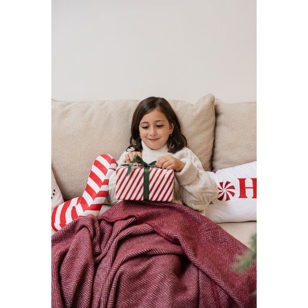 Dekoračný vankúš s vianočným motívom 50x30 cm Candy Cane - Catherine Lansfield-image-4