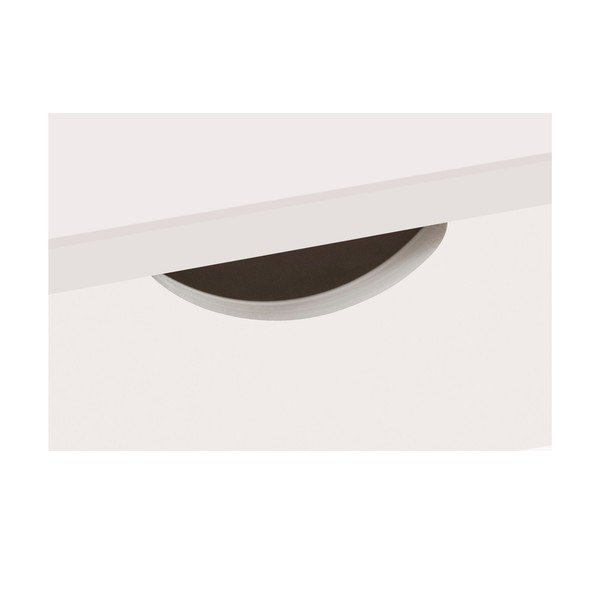 Biely pracovný stôl z borovicového dreva s poličkou Støraa Gava-image-1