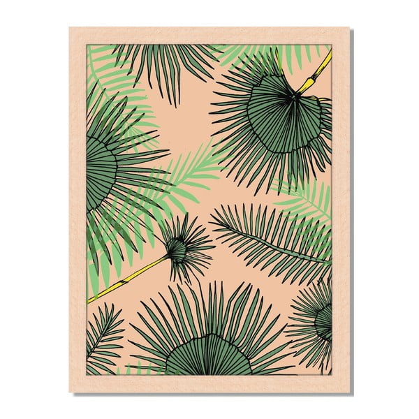 Obraz v ráme Liv Corday Provence Leaf Combo, 30 x 40 cm