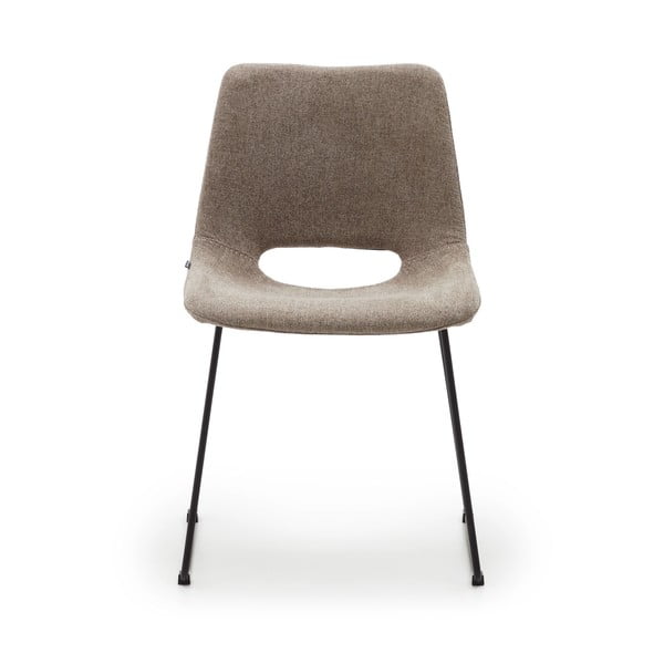 Svetlohnedé jedálenské stoličky v súprave 1 ks Zahara – Kave Home-image-2