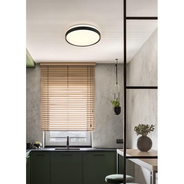 Čierno-biele LED stropné svietidlo ø 47 cm Spacy – Reality-image-1