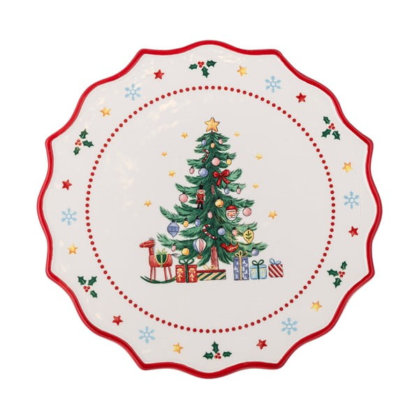 Keramický etažér s vianočným motívom Naive – Bloomingville-image-2