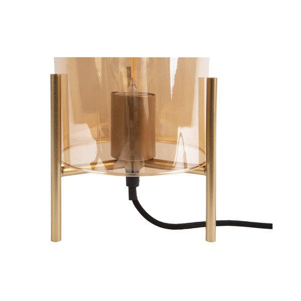 Sklenená stolová lampa v zlatej farbe Leitmotiv Glass Bell-image-3