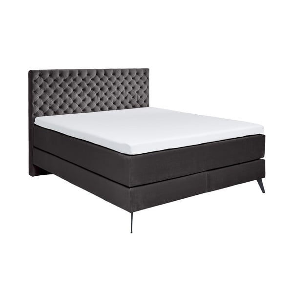 Antracitová boxspring posteľ 180x200 cm La Maison - Meise Möbel