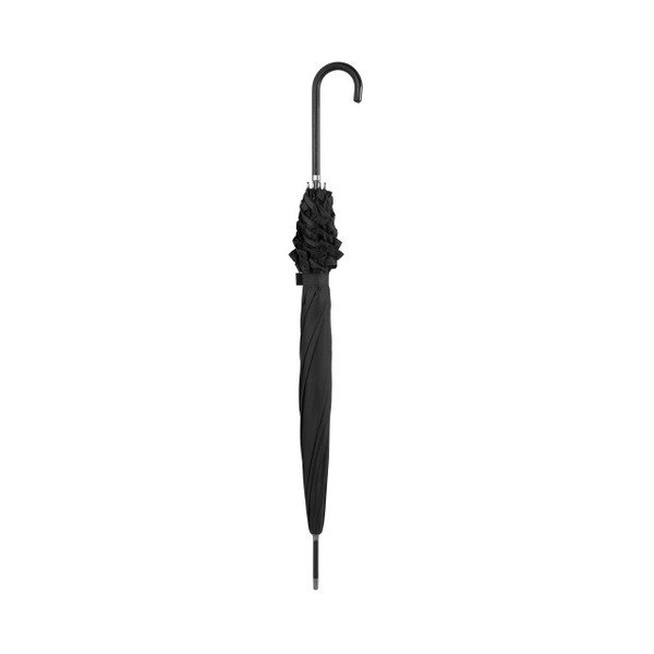 Čierny svadobný tyčový dáždnik Scallop, ⌀ 92 cm-image-1