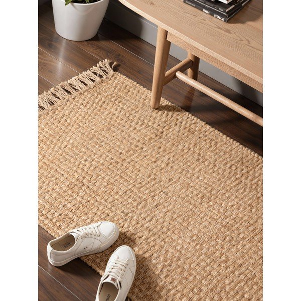 Ručne tkaný jutový behúň v prírodnej farbe 80x200 cm Fjord – Hanse Home-image-2