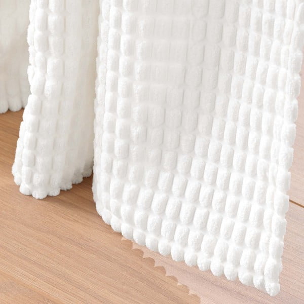 Biely zamatový záves 140x260 cm Swing – douceur d'intérieur-image-4