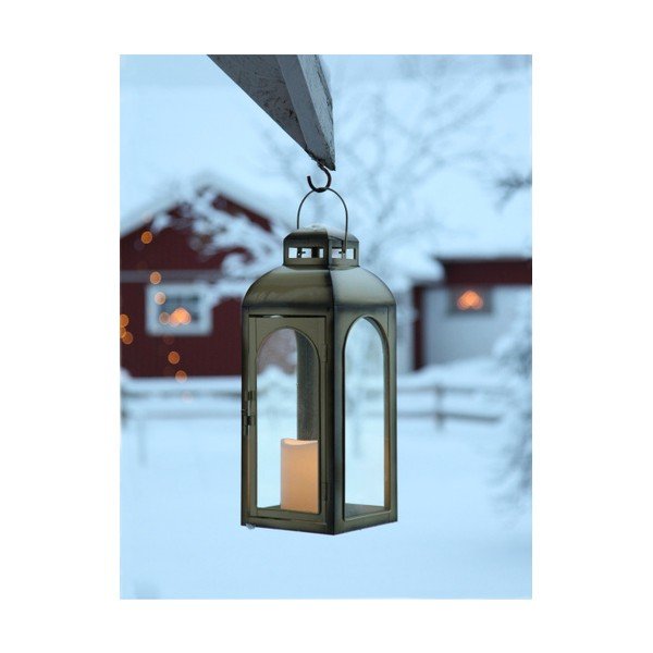 LED lampáš v bronzovej farbe vhodný do exteriéru Best Season Miriam, výška 43 cm-image-3