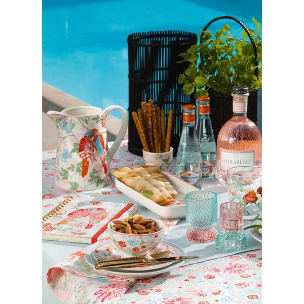 Ružovo-zelený sklenený svietnik Green Gate-image-1