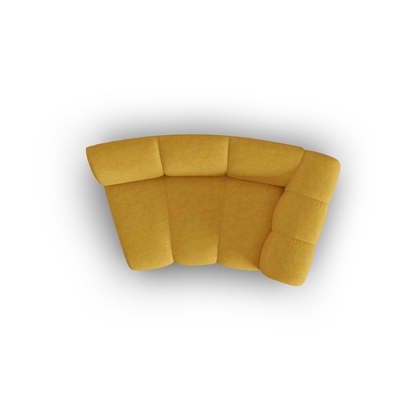 Žltý modul pohovky (pravý roh) Lupine – Micadoni Home-image-4