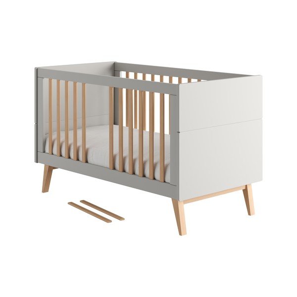 Sivá postieľka 70x140 cm Swing – Pinio-image-1