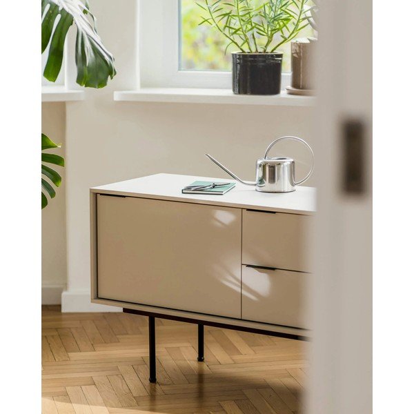 Sivobéžový TV stolík 189x61x42 cm Mod – noo.ma-image-3