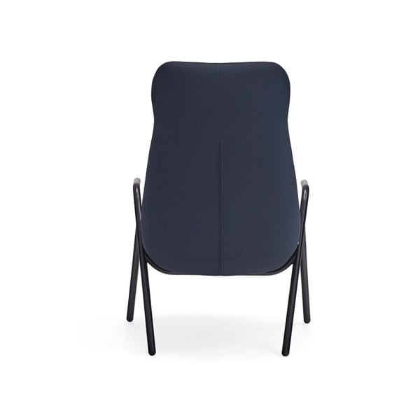 Tmavomodré kreslo Teulat Dins, výška 114 cm-image-4