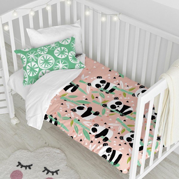 Detské bavlnené obliečky Moshi Moshi Panda Garden, 115 × 145 cm-image-4