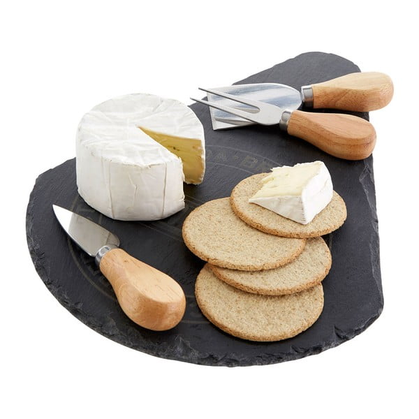 Servírovacia doska na syr s 3 nožmi – Premier Housewares-image-3