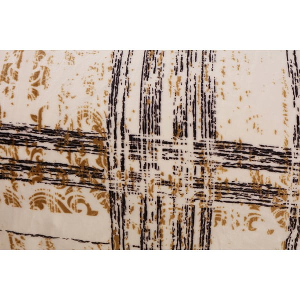 Čierne/krémovobiele mikroplyšové obliečky na jednolôžko 140x200 cm Enrico – My House-image-2