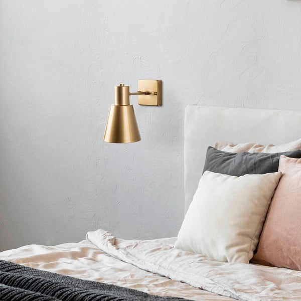 Nástenné svietidlo v zlatej farbe ø 14 cm Funnel – Opviq lights-image-2