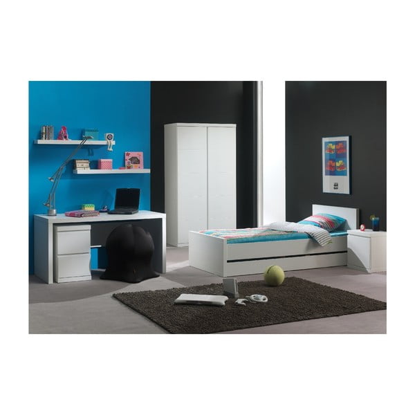 Biela nástenná polica Vipack Lara-image-1